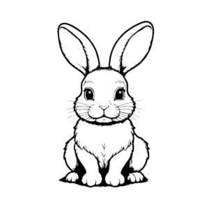 Silkscreen rabbit1