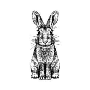 Silkscreen rabbit2