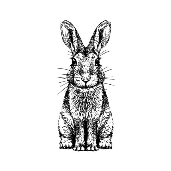 Silkscreen rabbit2