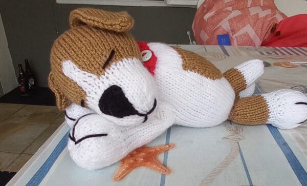 Jack Russel knitted Toy