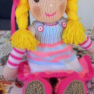 Knitted Doll Pam