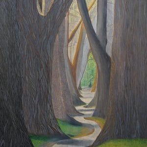 Christine Hugo oil painting The Forest