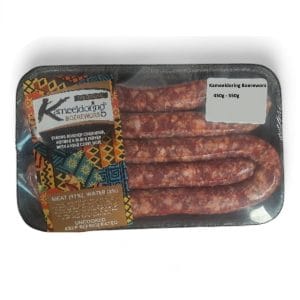Beef sausage – Kameeldoring 450g-550g