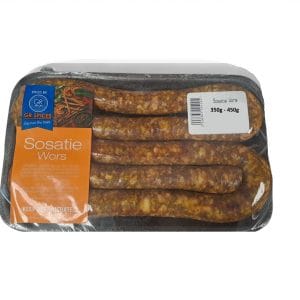 Beef sausage – Sosatie 350g-450g